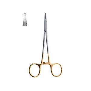 Mayo ที่ใส่เข็ม hegar TC 16cm ด้ามจับชุบทองชุดเครื่องมือผ่าตัด - Product Image 6