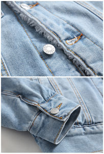 Mens jeans jacket made from breathable <b>denim</b> <b>fabric</b> ideal for everyday wear casual outings and relaxed street Jacket for man - Product Image 5