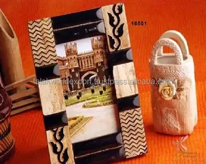 Cadre photo luxueux en corne naturelle fait à la main, cadre photo élégant artisanal pour la décoration de la maison et du bureau - Product Image 3