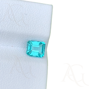 Piedra preciosa de apatita natural, forma de Octágono para la fabricación de joyas, precio de fábrica con certificado GIA - Product Image 1