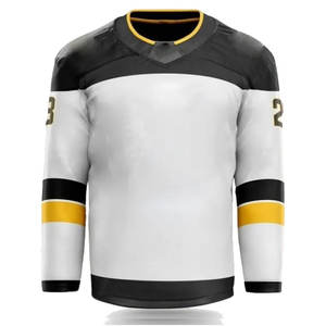 ชุดวอร์มสำหรับนักกีฬาฮ็อกกี้น้ำแข็งเสื้อกีฬาแบบตาข่ายของแคนาดาออกแบบได้ตามต้องการ - Product Image 1