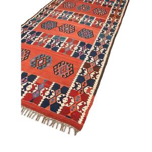 Tapices de Lana Planos Azules Nayaab Paem-987, Alfombras de Lana Azules Elegantes y con Estilo - Product Image 2