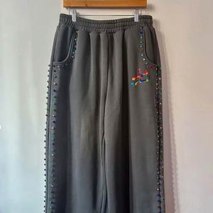 Vêtements personnalisés OEM, streetwear, délavé au soleil, délavé à l'acide, vintage, évasé, surdimensionné, vintage, délavé, survêtement pour hommes - Product Image 4