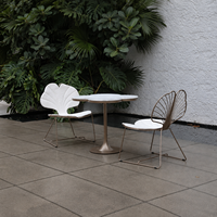 Ensemble de chaises longues d'extérieur sur mesure OEM, chaise Yea en acier inoxydable, mobilier de jardin pour hôtel et complexe hôtelier, résistant aux UV