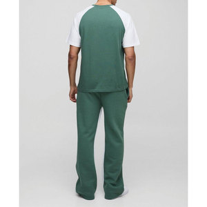 กางเกงผ้าฝ้ายทรงหลวมสำหรับผู้ชาย กางเกงลำลองสีพื้นแบบสบายๆ สำหรับฤดูร้อน - Product Image 6