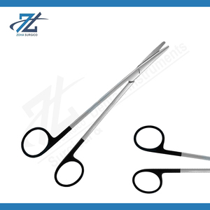 Mcindoe กรรไกรเหล็กสแตนเลสยาว178มม. เครื่องมือผ่าตัดจากปากีสถานแบบโค้งบนแบน - Product Image 2