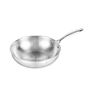 High Quality 3 Ply Stainless Steel <b>Pan</b> - Size 28cm, 2.2mm Thickness, Induction - Product Image 1