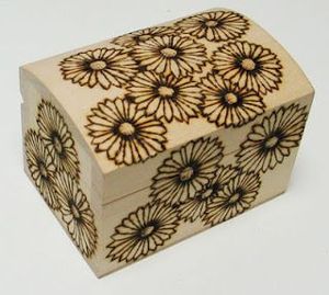 HANDICRAFT DESGIAN NATURAL WOODEN Premium Printed Home Wooden Tabletop Spice Box With Separate Compartments for Spices and - Product Image 6