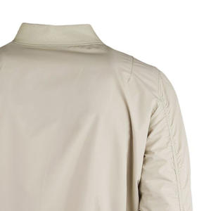 Veste décontractée coupe-vent automne-hiver personnalisée 2025 pour hommes, manteau à manches longues, bombardier d'automne avec décoration brodée, traitement brut - Product Image 6