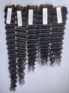 Trama de máquina rizada de pelo crudo, pelo rizado natural. - Product Image 3