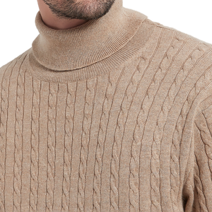 Automne hiver décontracté tricoté Cardigan dernière conception col roulé personnalisé épais hiver chaud laine avec décoration Vintage - Product Image 4