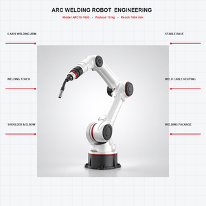 Huge Discount Rugged <strong>ARC10</strong> 1600 welding robot with a 1,604 mm working radius and IP67 protection rating. - Product Image 3
