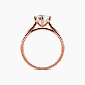 <b>Cushion</b> Cut Solitaire Engagement <b>Ring</b> For Women - Product Image 6