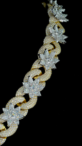 Cadena Cubana de Diamantes de Calidad Premium con Joyería Hip Hop Dorada para Hombre, Uso Diario o para Regalo, Disponible a Precio de Fábrica - Product Image 3