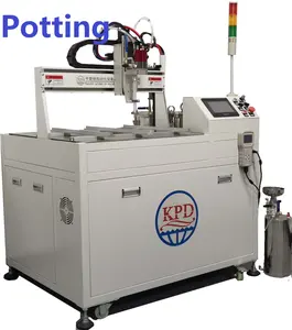 Glue potting machines are used to apply a thick layer of adhesive such as circuit boards, sensors