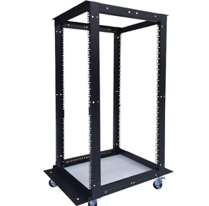 Relais exclusif 22U 4 Post Open Frame 19 Network Server Rack Profondeur réglable 24-37 pouces - Product Image 2