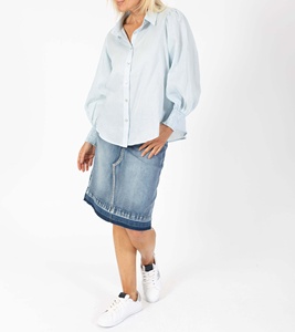 Blusa de Algodón Transpirable Antiarrugas Ecológica de Verano para Mujer, Camisa Vintage de Manga Larga, Oferta, Tops Casuales de Tallas Grandes - Product Image 4