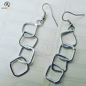 Pendientes de joyería de diseñador irregular de moda para mujer, tamaño personalizado con elegantes cajas de madera - Product Image 3