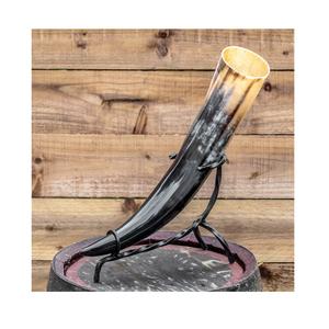 Corne à boire traditionnel rustique banquet tasse authentique guerrier chope style médiéval gobelet sculpté naturel fait à la main navire - Product Image 5