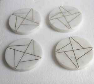 Marble <b>Coaster</b> Housewarming Round <b>Coasters</b> <b>for</b> <b>Drink</b> Top Selling Wedding Gift <b>Coasters</b> Set Hot Sell - Product Image 5