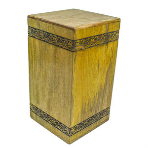 Urna masónica de madera, un tributo digno a una hermana, urnas de cremación para cenizas humanas, urnas conmemorativas funerarias femeninas de AYAANS - Product Image 4