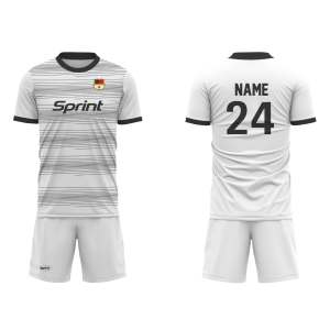 2024 Kit de camiseta de fútbol de cuello redondo de secado rápido personalizado mejores uniformes de equipo de color conjuntos uniformes de ropa de fútbol - Product Image 4