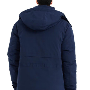 Chaqueta larga acolchada personalizada con diseño de logotipo personalizado informal de invierno 2024 para hombre con servicio OEM - Product Image 5