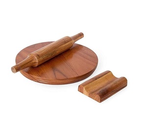 Custom Designer Natural Wooden <b>Rolling</b> <b>Pin</b> and Pastry Board for Home & Hotel Kitchen Top Selling New Arrival Kitchen Ware Tools - Product Image 5