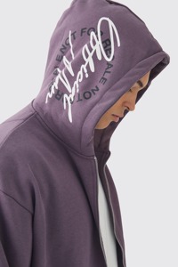 Ensemble survêtement décontracté pour homme, style streetwear personnalisé, en molleton de coton 400 GSM, coupe ample, sweat-shirt à capuche et pantalon large, OEM, marque privée - Product Image 2