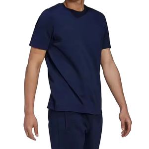 T-shirts 100% coton pour hommes Meilleur prix Quantité en vrac Usine directe Chemises vierges High Street Solid 180 Grammes Jersey Meilleure qualité - Product Image 3