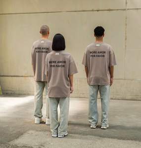 Sweat à capuche lourd pour hommes Streetwear Graphic Vintage Oversized Print Plus Size Heavyweight Cotton T-shirts pour hommes - Product Image 1