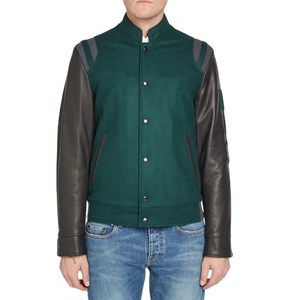 Chaqueta universitaria informal transpirable de la mejor calidad para exteriores, chaqueta de béisbol universitaria de invierno con logotipo personalizado de peso pesado para hombres - Product Image 1