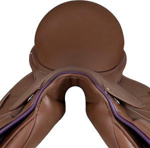 100% cuir véritable anglais contact étroit saut de cheval selle ensemble produits de course de chevaux anglais de l'Inde - Product Image 4