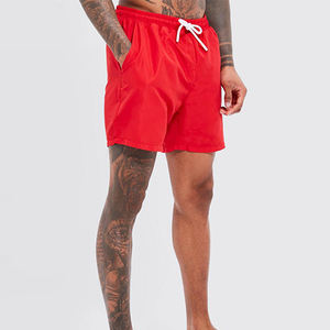 กางเกงว่ายน้ำขาสั้นสำหรับผู้ชายชุดว่ายน้ำมีกระเป๋าสองข้างโพลีเอสเตอร์120 GSM 100% 2025ฤดูร้อน - Product Image 2