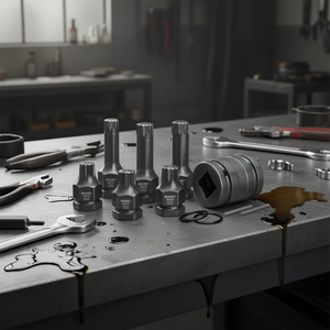 Jeu de douilles à chocs Hazet 11 pièces, courtes et longues, XZN carrées 1/2'' avec profil denté, pour clés à chocs hydrauliques - Product Image 3