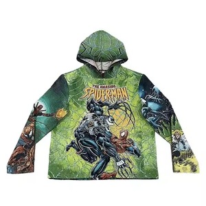 Sweat à capuche unisexe en polaire unie, service OEM ODM, 100% coton, pull avec logo brodé/patch personnalisé, haute qualité pour l'hiver - Product Image 1