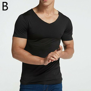 2025 Running Top hombres camisetas lisas para imprimir ropa de gimnasio al por mayor gimnasio cuello redondo espacios en blanco transpirable buena calidad camiseta para hombre - Product Image 5