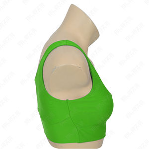 Ensembles de leggings de yoga écologiques respirants à logo personnalisé en gros, soutien-gorge de sport uni extensible dans les quatre sens, taille élastique - Product Image 3