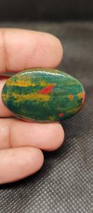 La mejor calidad, cabujón de jaspe de sangre Natural UDGEMS, verde y rojo piedra preciosa, tamaño mixto para hacer joyas DIY o trabajo de Reiki/energía - Product Image 5