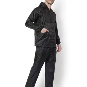 Men's Custom Windbreaker Suit Lightweight New Breathable <b>Hip</b> Hop Windbreaker Set Made In Pakistan - Product Image 3