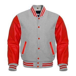 Chaqueta Universitaria de Invierno para Hombre, Chaqueta Universitaria Personalizada de Fábrica, Chaqueta Bomber Universitaria con Bordado - Product Image 1