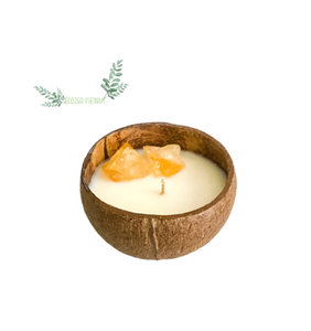 Bol de noix de coco naturel et poli pour la fabrication de bougies et bols de bougie de noix de coco dans des sacs en lin en coquille de noix de coco 100% - Product Image 6