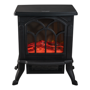 Cheminée électrique moderne 750W-1500W avec flamme LED, commande mécanique, chauffage rapide, écoénergétique A++, en acier, pour foyers domestiques (normes AU/US) - Product Image 2