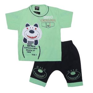 Ensemble jersey Chase Value pour garçons de 9 à 12 mois, manches courtes, 2 pièces - Vert - Product Image 1
