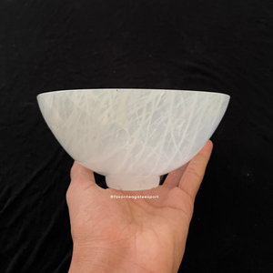 Cuenco redondo tallado de cuarzo transparente tallado Natural, cuenco de almacenamiento de energía curativa de cristal, regalo espiritual único para decoración del hogar - Product Image 3