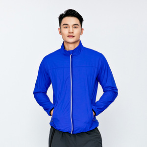 Windbreaker Men <b>Jacket</b> Run Training Workout <b>Cycling</b> Zipper Top Outdoor Windproof Sweatshirts Causal Man Sport Coat - Product Image 2