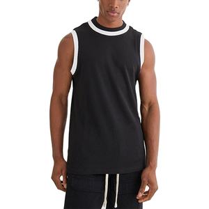 Camiseta sin Mangas Personalizada de Cuello Redondo, Ajustada y de Alta Calidad para Hombre, Diseño Moderno de Verano, 100% Poliéster Transpirable - Product Image 1