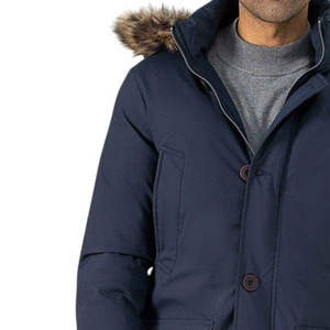 Chaquetas Parka de Manga Larga, Gruesas, Cálidas y Resistentes al Viento, Chaqueta Parka de Alta Calidad con Capucha, Color Sólido, para Hombre - Product Image 5