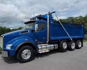 รถบรรทุก Kenworth T880 Tri Axle Dump Truck ปี 2021 มือสอง ราคาประหยัด 485 แรงม้า เกียร์อัตโนมัติ 6 สปีด - Product Image 1