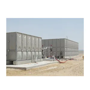 Fournitures de plomberie DAEWOO GRP Réservoir d'eau 500 tonnes Bloque complètement la lumière extérieure Stabilité de la structure du sol